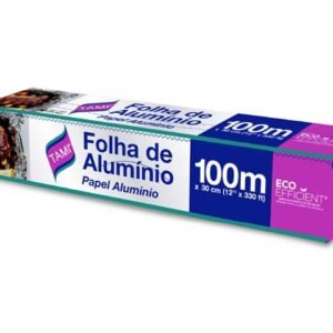 Papel Aluminio Rollo 30cm. x 100m.