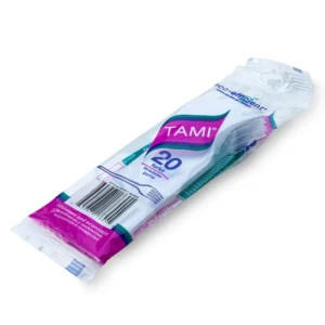 Tenedor Blanco TAMI Paq. 20 unid.