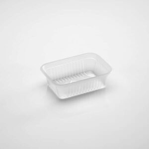 Bandeja PP rectangular, Apta Microondas, 15x11x 4,5cm,100 unid. Precio unitario $2,68