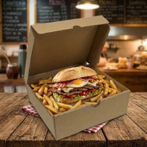 Caja para Chivito Chica 22 x 17 x 8 cm alto 100 unidades precio unidad $ 17,50