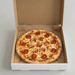 Caja de Pizza Blanca 41 x 41 x 4.5 cm 100 Unidades precio unitario  $ 33,00